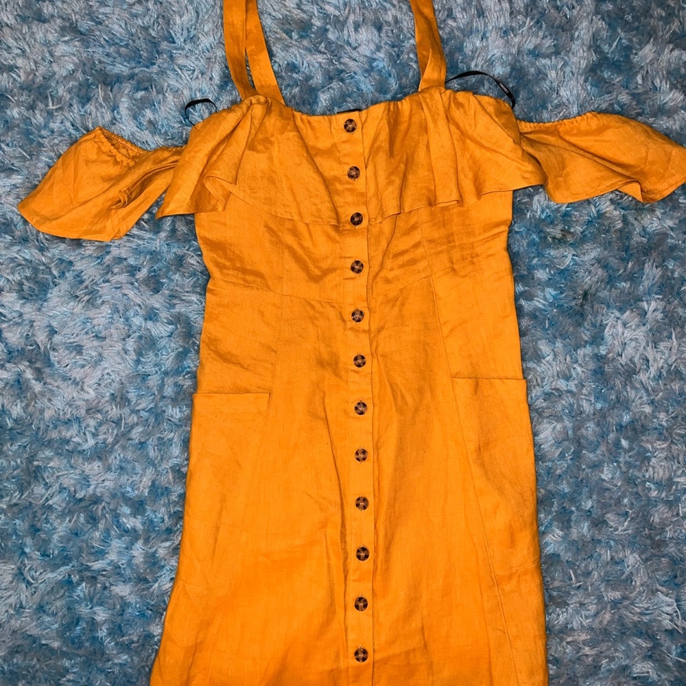 Mustard Yellow Forever 21 Dress